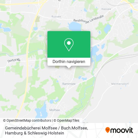 Gemeindebücherei Molfsee / Buch.Molfsee Karte