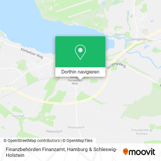 Finanzbehörden Finanzamt Karte
