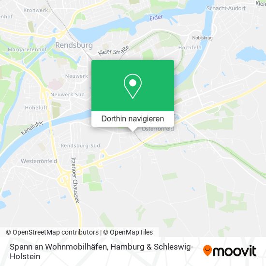 Spann an Wohnmobilhäfen Karte