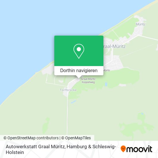 Autowerkstatt Graal Müritz Karte
