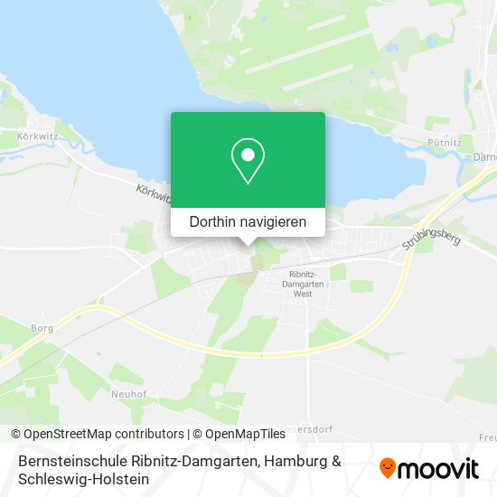 Bernsteinschule Ribnitz-Damgarten Karte