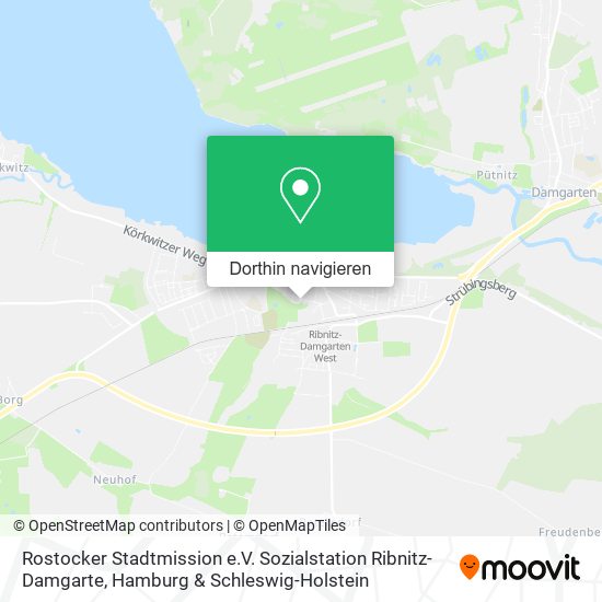 Rostocker Stadtmission e.V. Sozialstation Ribnitz-Damgarte Karte