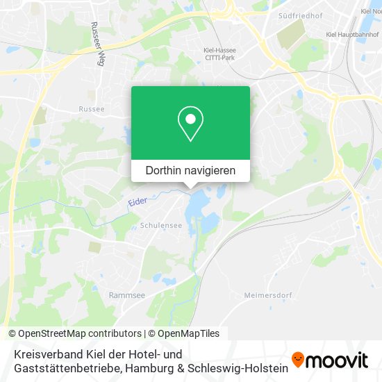 Kreisverband Kiel der Hotel- und Gaststättenbetriebe Karte