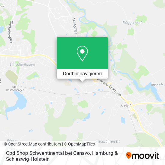 Cbd Shop Schwentinental bei Canavo Karte