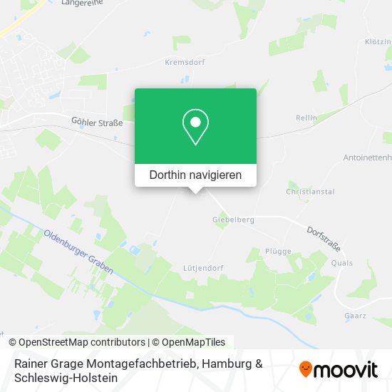 Rainer Grage Montagefachbetrieb Karte