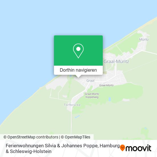 Ferienwohnungen Silvia & Johannes Poppe Karte