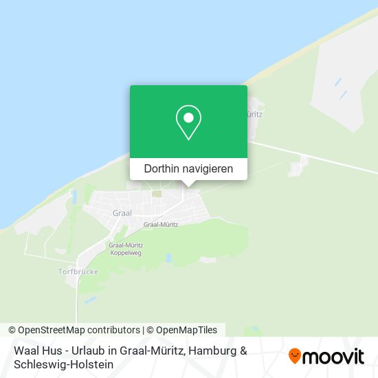 Waal Hus - Urlaub in Graal-Müritz Karte