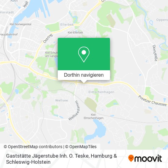 Gaststätte Jägerstube Inh. O. Teske Karte