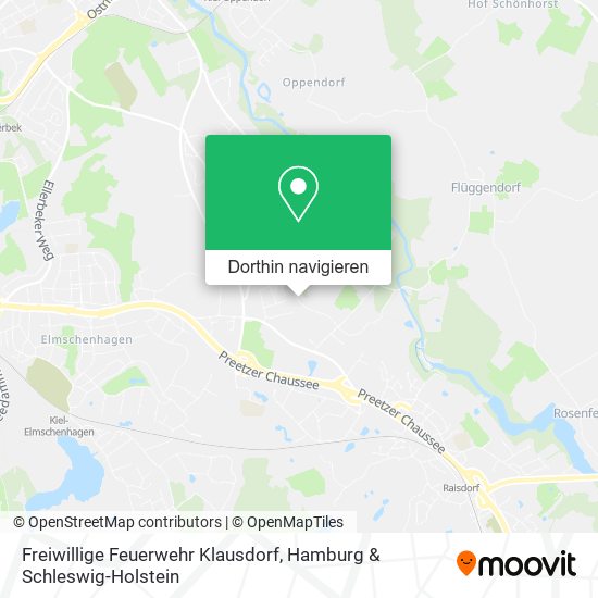 Freiwillige Feuerwehr Klausdorf Karte
