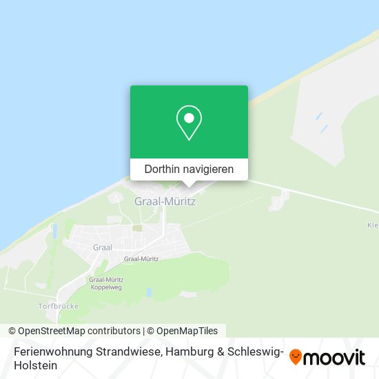 Ferienwohnung Strandwiese Karte