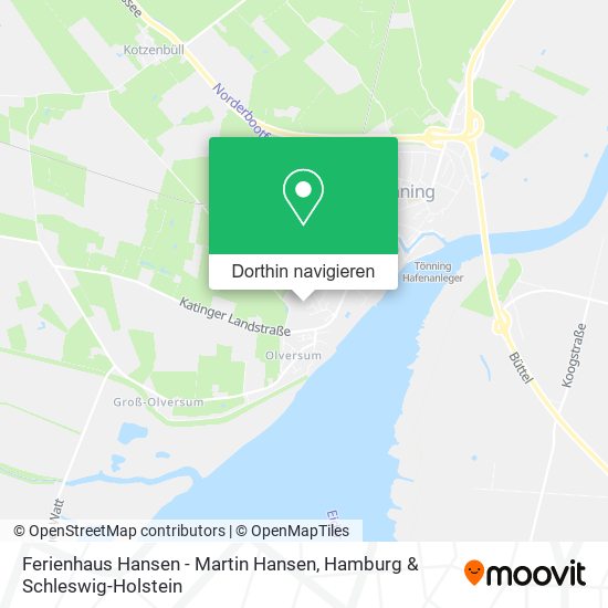 Ferienhaus Hansen - Martin Hansen Karte