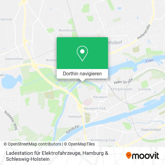 Ladestation für Elektrofahrzeuge Karte