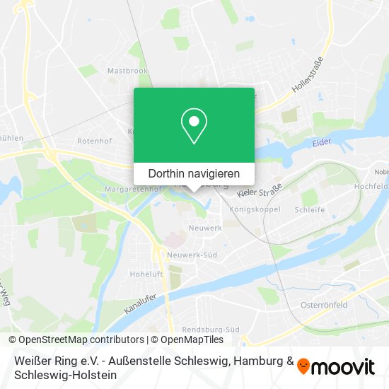 Weißer Ring e.V. - Außenstelle Schleswig Karte