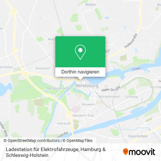 Ladestation für Elektrofahrzeuge Karte