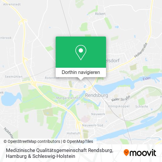 Medizinische Qualitätsgemeinschaft Rendsburg Karte