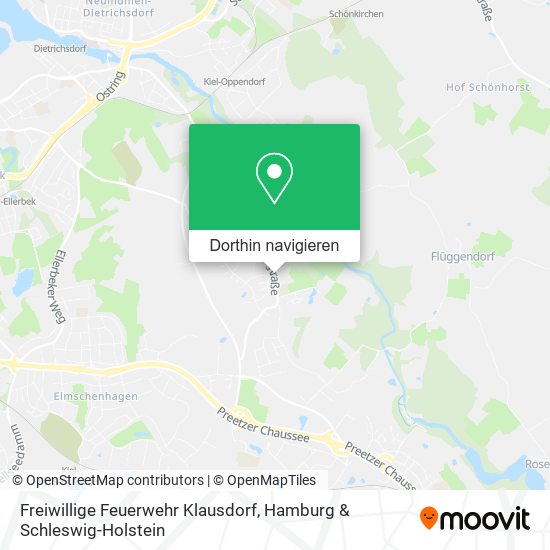 Freiwillige Feuerwehr Klausdorf Karte