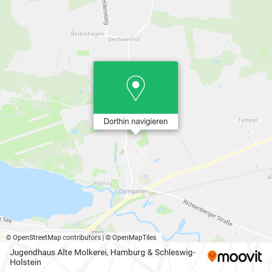 Jugendhaus Alte Molkerei Karte