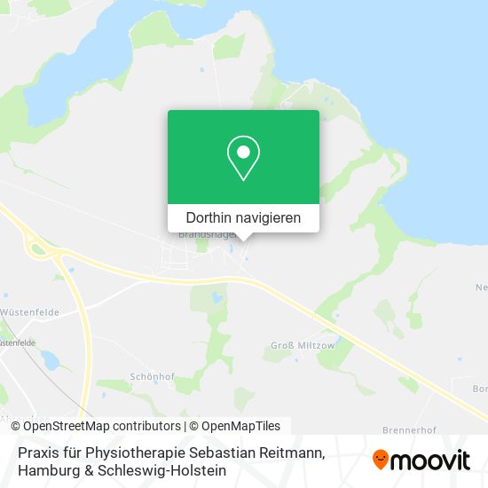 Praxis für Physiotherapie Sebastian Reitmann Karte