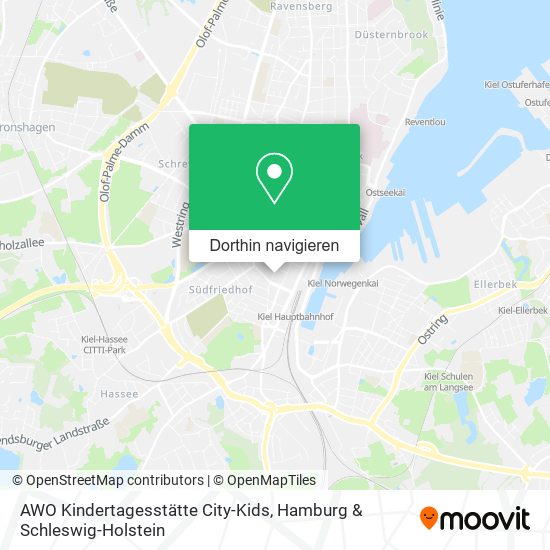 AWO Kindertagesstätte City-Kids Karte