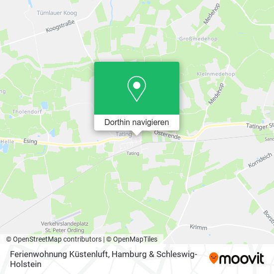 Ferienwohnung Küstenluft Karte