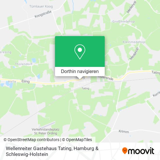 Wellenreiter Gastehaus Tating Karte