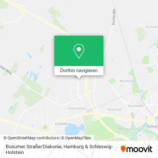 Büsumer Straße/Diakonie Karte