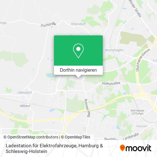 Ladestation für Elektrofahrzeuge Karte