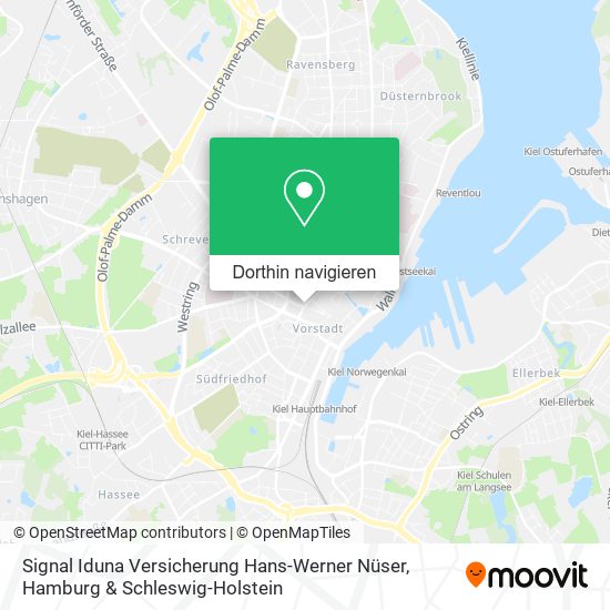 Signal Iduna Versicherung Hans-Werner Nüser Karte