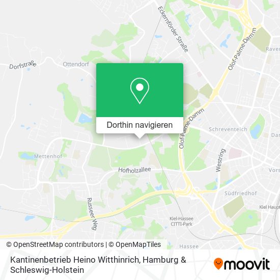 Kantinenbetrieb Heino Witthinrich Karte