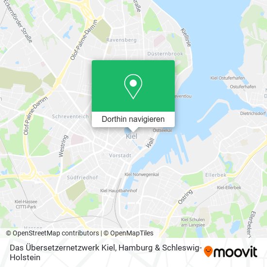 Das Übersetzernetzwerk Kiel Karte
