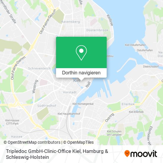 Tripledoc GmbH-Clinic-Office Kiel Karte
