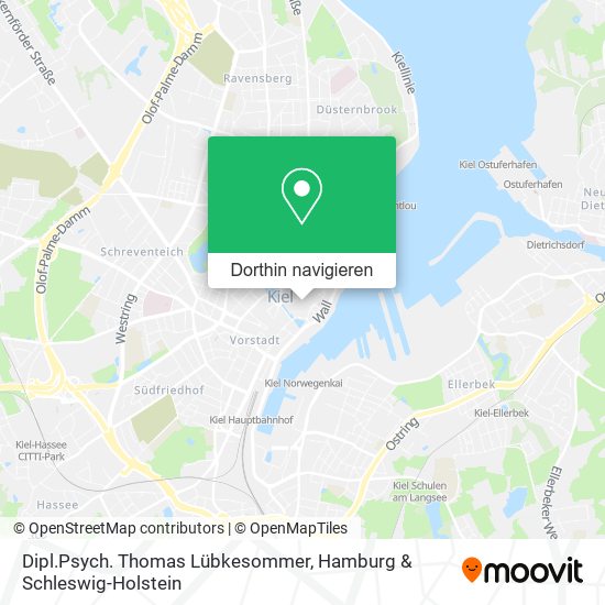 Dipl.Psych. Thomas Lübkesommer Karte