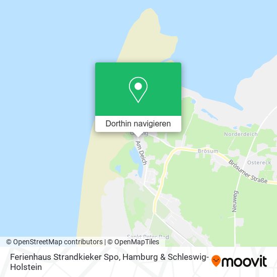 Ferienhaus Strandkieker Spo Karte