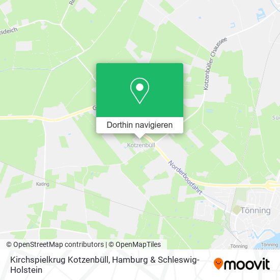 Kirchspielkrug Kotzenbüll Karte