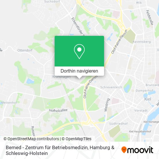 Bemed - Zentrum für Betriebsmedizin Karte