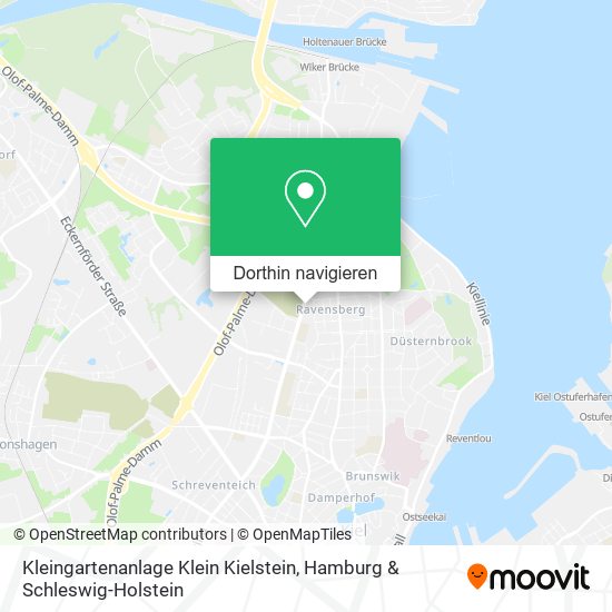 Kleingartenanlage Klein Kielstein Karte