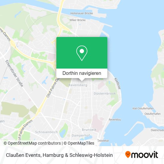 Claußen Events Karte