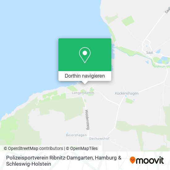 Polizeisportverein Ribnitz-Damgarten Karte