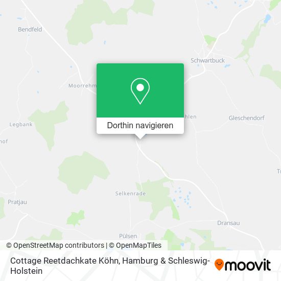 Cottage Reetdachkate Köhn Karte
