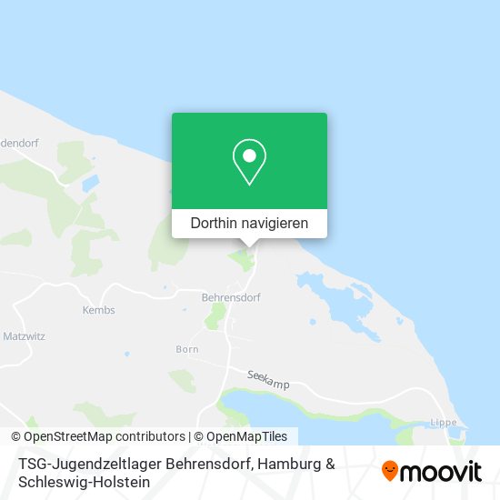 TSG-Jugendzeltlager Behrensdorf Karte