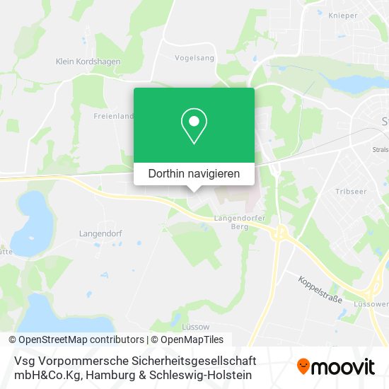 Vsg Vorpommersche Sicherheitsgesellschaft mbH&Co.Kg Karte