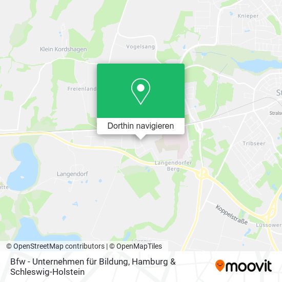 Bfw - Unternehmen für Bildung Karte