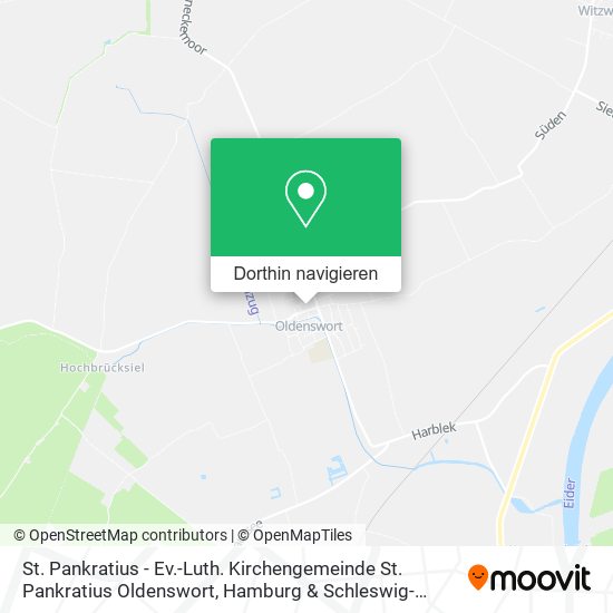 St. Pankratius - Ev.-Luth. Kirchengemeinde St. Pankratius Oldenswort Karte