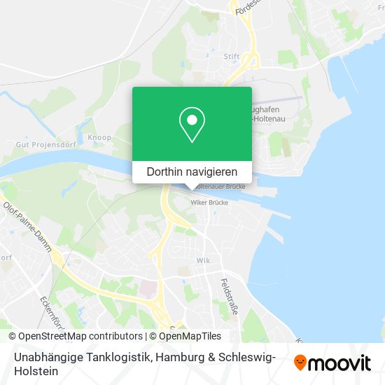 Unabhängige Tanklogistik Karte
