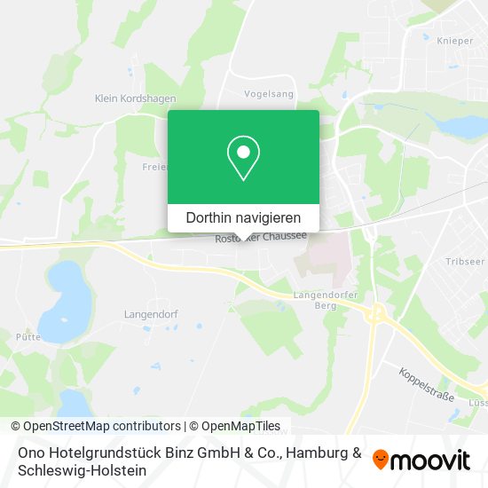Ono Hotelgrundstück Binz GmbH & Co. Karte