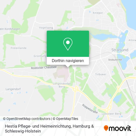 Hestia Pflege- und Heimeinrichtung Karte