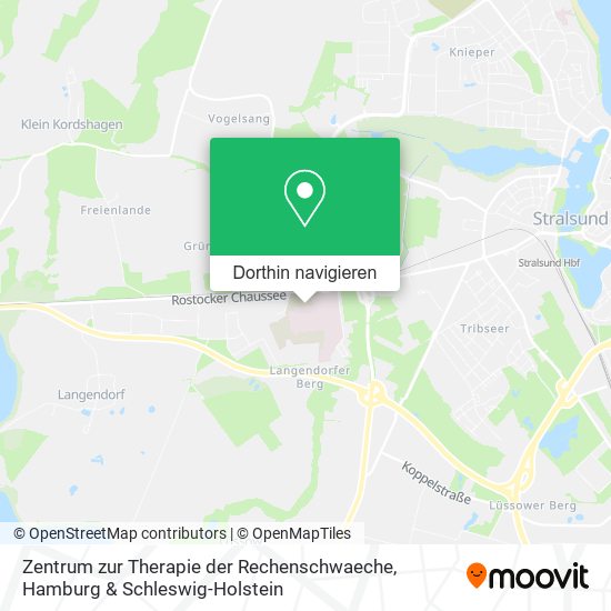 Zentrum zur Therapie der Rechenschwaeche Karte