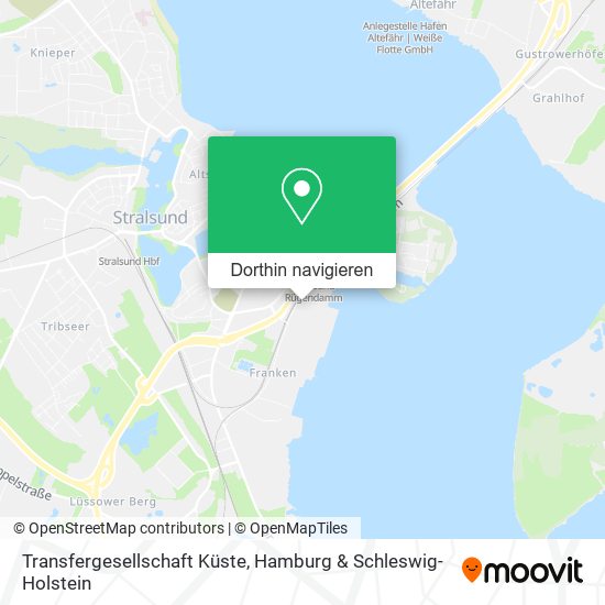Transfergesellschaft Küste Karte