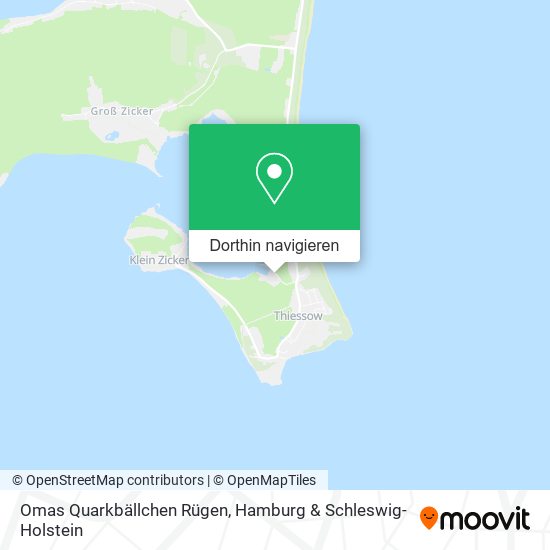 Omas Quarkbällchen Rügen Karte