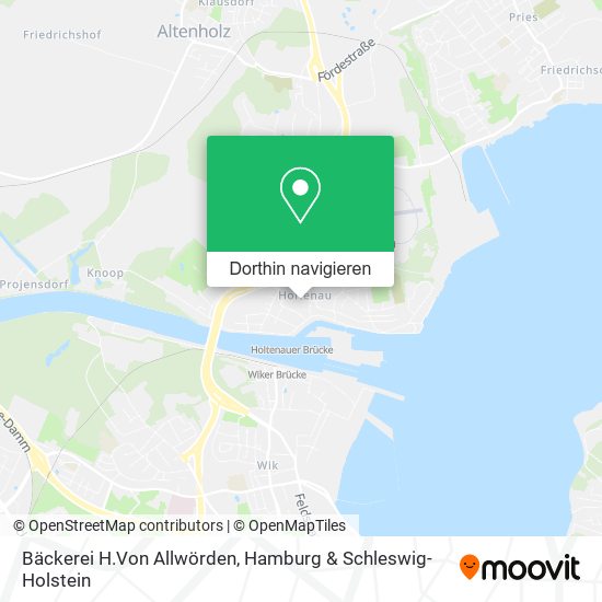 Bäckerei H.Von Allwörden Karte